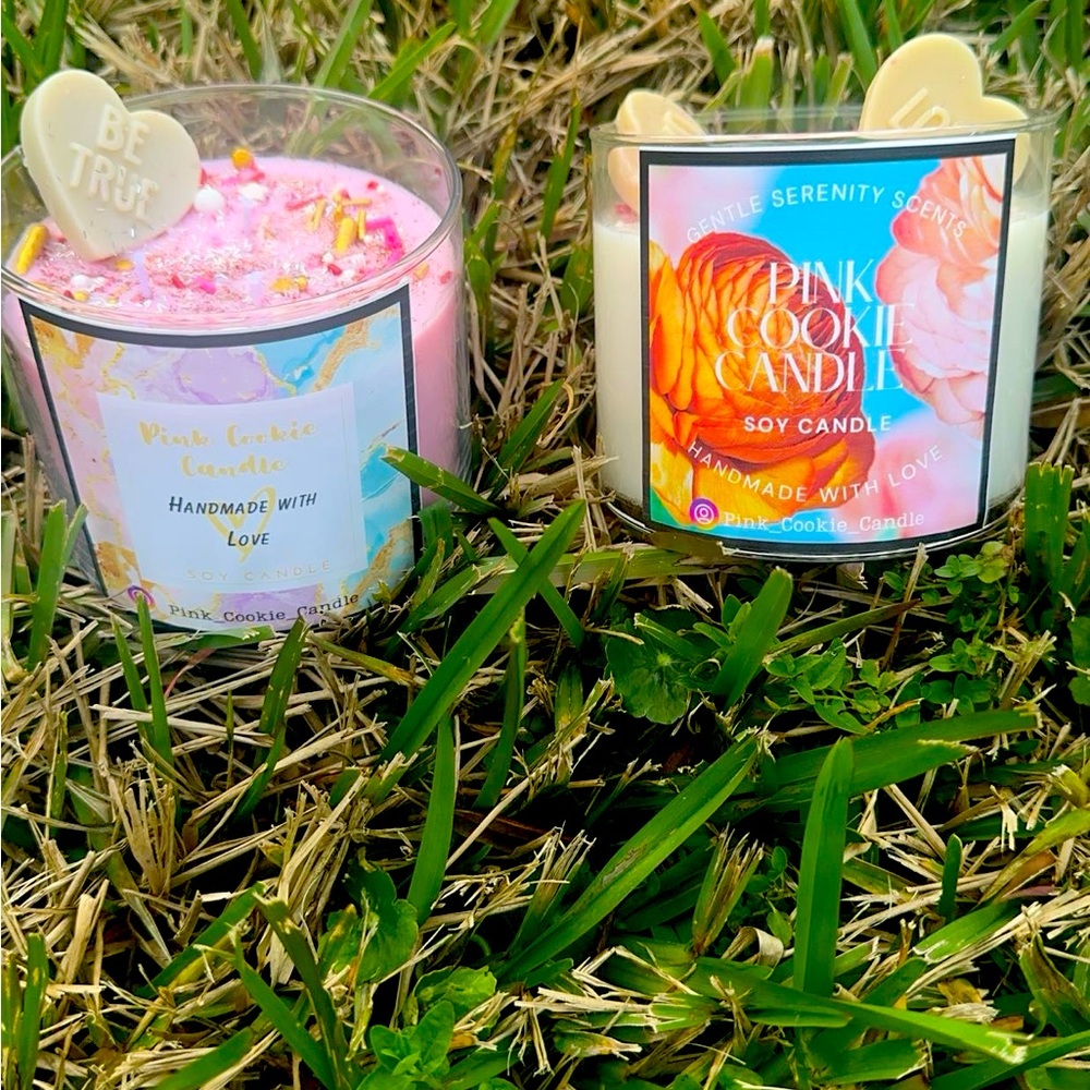 Pink_cookie_candle on instagram Beautiful luxurious smells.